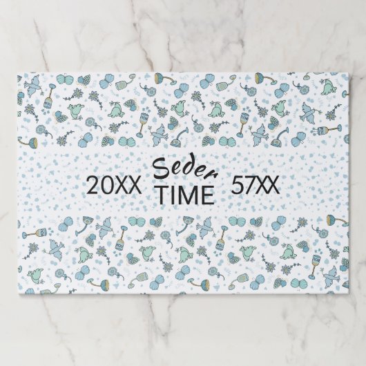 パスソーバーティアウェイランチョンマットお洒落セダータイム ペーパーパッド (正面)