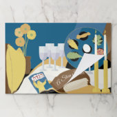 パスソーバーティアウェイランチョンマットパッド/アシーダーディナー ペーパーパッド (折り畳み)