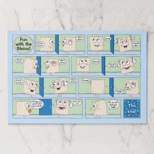 パスソーバーティアウェイランチョンマットパッド/パスソーバーファニーズ ペーパーパッド (正面)