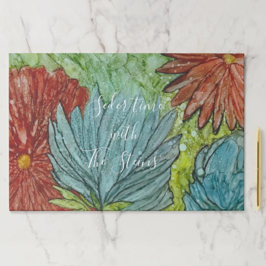 パスソーバーティアウェイランチョンマットビューティフルフルーア ペーパーパッド (インサイチュ)