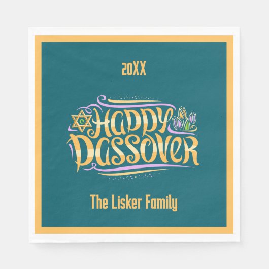 パスソーバーファミリー スタンダードランチョンナプキン (正面)