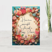 パスソーバーペサチジェウィスホリディグリーティングカード カード (正面)