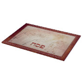 パスソーバーペサチラムトーラスクロールドアポストハーブ カッティングボード (角)