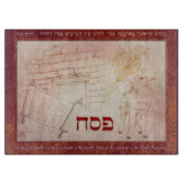 パスソーバーペサチラムトーラスクロールドアポストハーブ カッティングボード (正面)