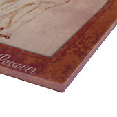 パスソーバーペサチラムトーラスクロールドアポストハーブ カッティングボード (角)