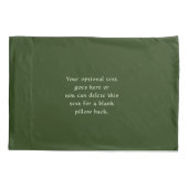 パスソーバーペサックシーダーヘブライeucalyptusバードフレーム 枕カバー (裏面)