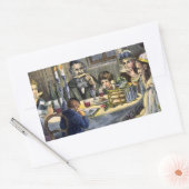 パスソーバー料理 長方形シール (封筒)