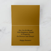 パスソーバー – イディッシュ・フ前向きレーズ・カード カード (内部)