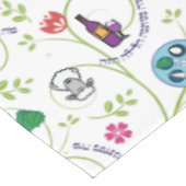 パスソーバー・セダー・マザー・ワイン・フロッグス・ウィムジー・ウ・ヘブライ テーブルクロス (アングル)