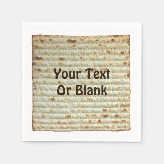 パスソーバー（ペサック）マッツァ スタンダードカクテルナプキン (正面)