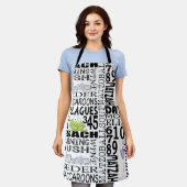 『パスソーバー·マツァ·エプロンの言葉』 エプロン (着用した状態)