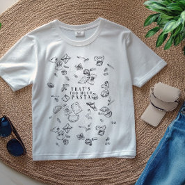 パスタが多すぎる | 食おもしろいイタリアン品シャ男性へツ Tシャツ