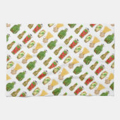 パスタとコショウの瓶 キッチンタオル (横)