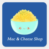 パスタとチーズ スクエアシール (正面)