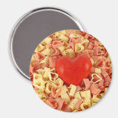 パスタとハート マグネット (正面/裏面)