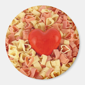 パスタとハート マグネット