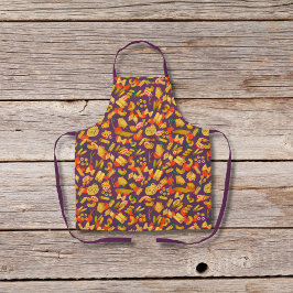 パスタと野菜パープル エプロン