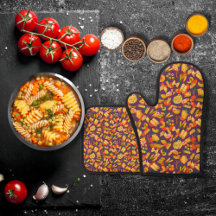 パスタと野菜パープル