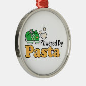 パスタのオーナメントによって動力を与えられる メタルオーナメント (右)