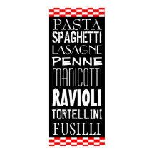 パスタのキッチンアート