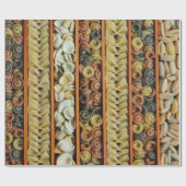 パスタのヌードルの写真 ラッピングペーパー (フラット)