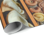 パスタのヌードルの写真 ラッピングペーパー (ロールコーナー)