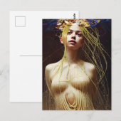 パスタの女神ポストカード ポストカード (正面/裏面)