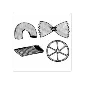 パスタの形状イタリアンフードペンマカロニスタンプ ラバースタンプ (インプリント)