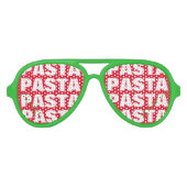 パスタの恋人パーティーの色合い。料理イタリアン眼鏡 アビエーターサングラス (正面)