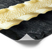 パスタの豊富な選択 ポスター (角)