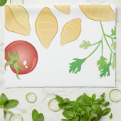 パスタの貝 キッチンタオル (折り畳み)