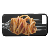 パスタをフォークで回転,フードスパゲッティ Case-Mate iPhoneケース (裏面(横))