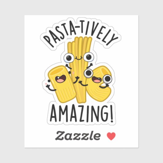 パスタを使って素晴らおもしろいしいパスタプリン シール (シート)