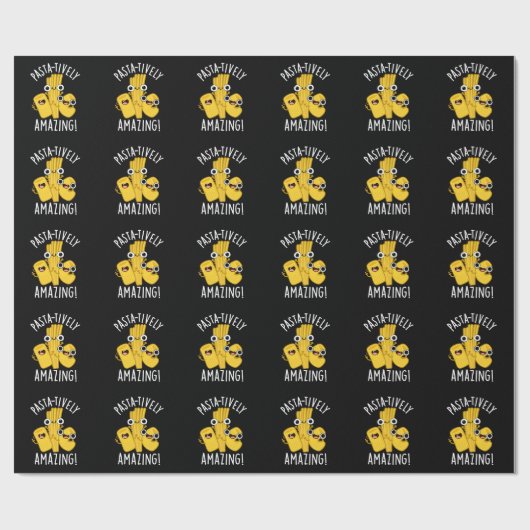 パスタを使用して素晴らおもしろいしいパスタプンダーク ラッピングペーパー (フラット)