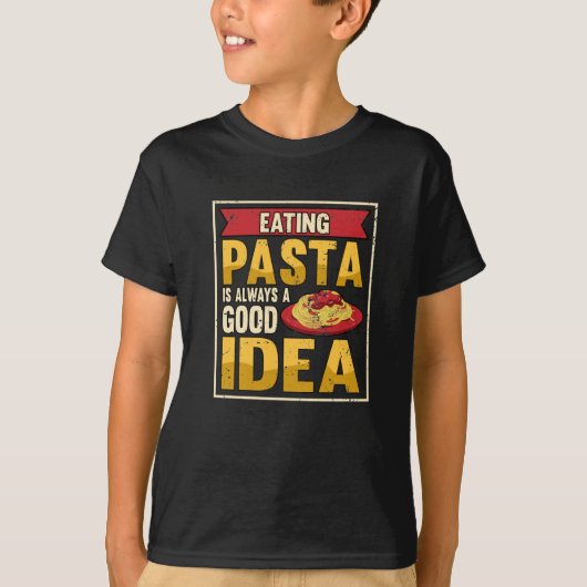 パスタイおもしろいタリアパスタスパゲティギフト Tシャツ (正面)