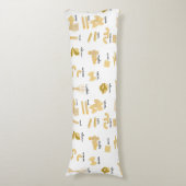 パスタイタリアンの形状と名前のパターン ボディピロー (正面縦)