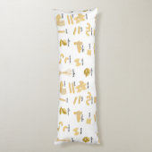 パスタイタリアンの形状と名前のパターン ボディピロー (裏面 (縦))