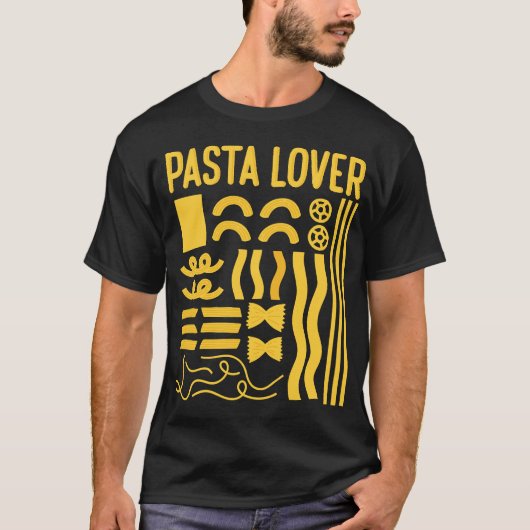 パスタイタリアンカルボナーラパスタ Tシャツ (正面)