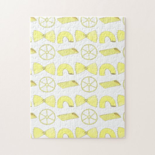 パスタイタリアンシェイプズペンヌボウタイエルボマカロニ ジグソーパズル (縦)