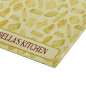 パスタイタリアンシェイプ食品キッパターン(の模様が)あるチン カッティングボード (角)