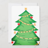 パスタイタリアンーフードレストランクリスマスカード シーズンカード (正面)