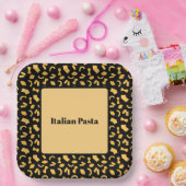 パスタイタリアンー ペーパープレート (パーティー)