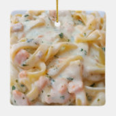 パスタカスタムー食品の写真 セラミックオーナメント (裏面)