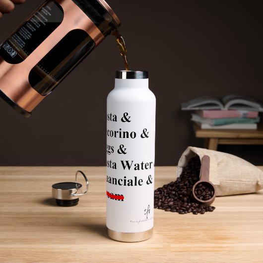 パスタカルボナーラ成分 ウォーターボトル (コーヒー)