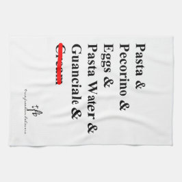 パスタカルボナーラ成分 キッチンタオル