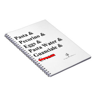 パスタカルボナーラ成分 ノートブック