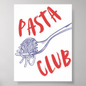 パスタクラブ | キッチンデコールプリント | トレンディーポスター ポスター (正面)