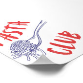 パスタクラブ | キッチンデコールプリント | トレンディーポスター ポスター (角)