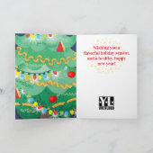 パスタクリスマスツリーシェフケータリングレストラン シーズンカード (内部)