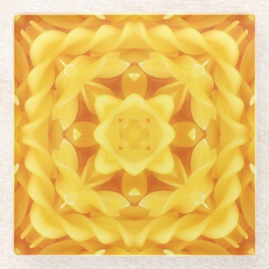 パスタクールー ガラスコースター (正面)